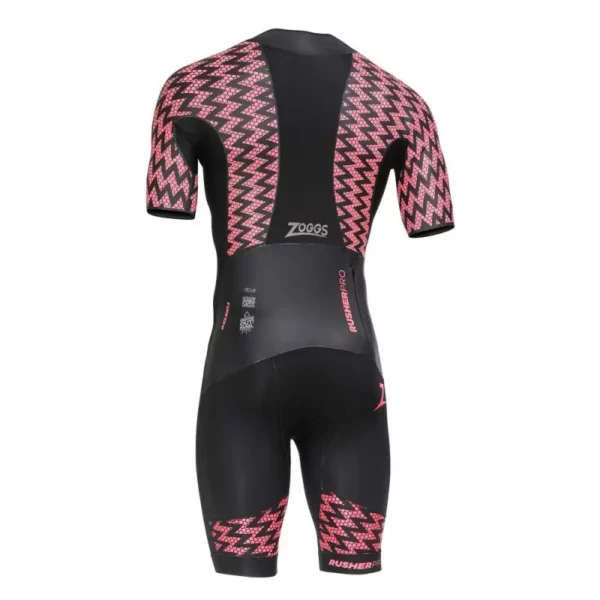 Location - Zoggs RUSHER Pro SHORTY Black Red - Swimrun Homme – Image 2